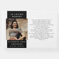 In Loving Memory Modern Photo Funeral  Guest Book