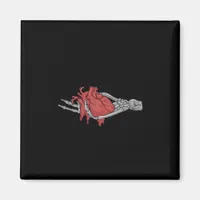 Heart Skeleton Hands  Magnet
