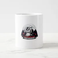 Horror Valentines Day Skeleton Couple Till Death D Giant Coffee Mug