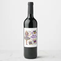 Bead Princess - Mardi Gras Wine Label