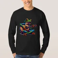 Cute Frog Playing a Guitar T-Shirt