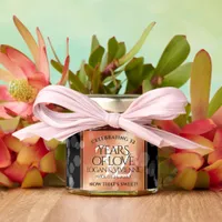 Elegant 32nd Bronze Wedding Anniversary Honey Jar Favors