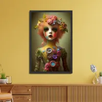 Creepy Doll - Enigmatic Doll Chronicles Framed Art