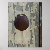 Abandoned Door Poster