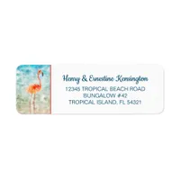 Pink Flamingo | Tropical Beach Label