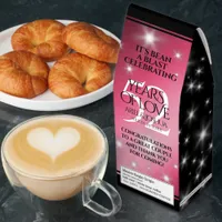 Elegant 52nd Star Ruby Wedding Anniversary Roasted Coffee