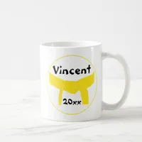 Martial Arts Yellow Belt Coffee Mug