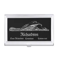 Sleeping Dragon Personalized Business Card Case