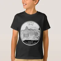 State Quarter of Iowa Reverse Side Faux T-Shirt