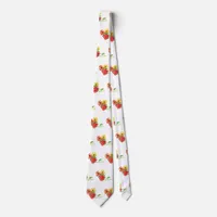 Bold Red and Yellow Daisies Neck Tie