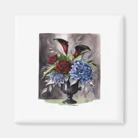 Whimsigothic – Gothic Floral Vase Aesthetic Classi Magnet