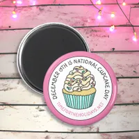 National Cupcake Day December 15th   Magnet