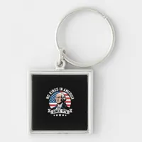 No Kings In America Since 1776 Funny Crown Keychain