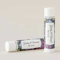 Colorful Hydrangea Flowers Wedding Favor Lip Balm