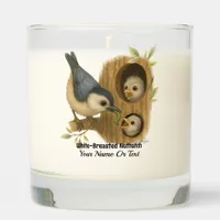 Quirky White-Breasted Nuthatch Scented Candle