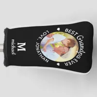 Best Grandpa Ever Personalized Monogram Name Photo Golf Head Cover