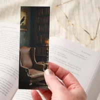 Dark Academia, Old Chair Books Raven Two-sided Bookmarks