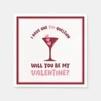  Martini Valentine Chic & Trendy Galentines Day Napkins
