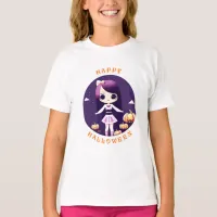 Happy Halloween Kawaii Girl T-Shirt