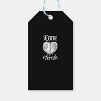 Gothic Skeleton Heart Valentine Classic Design Gift Tags