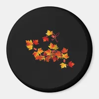 Colorful Autumn Leaves Basket It’s Fall Y’all Magnet