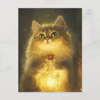 A Magical Kitty Postcard