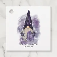Whimsical Celestial Galaxy Gnomes Favor Tags