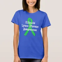 Lyme Disease Awareness Shirt for Illinois Lymie