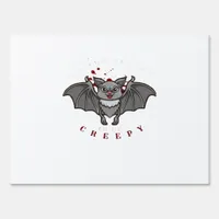 Tis The Season To Be Creepy Sign