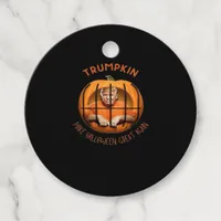 Trumpkin Make Halloween Great Again – Sloth Mask  Favor Tags
