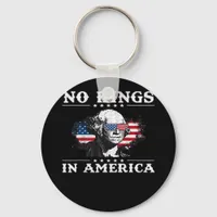 No Kings In America Doge Classic Funny Meme Keychain
