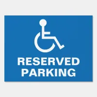 18" x 24" Simple Handicapped Reserved Parking Sign