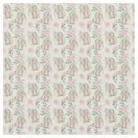 Adorable Baby Rabbit Fabric