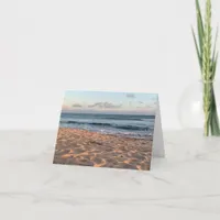 Beach Ocean Seascape Landscape Thank You Card