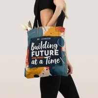 Geometric Abstract Building Future Teacher Gift Tote Bag