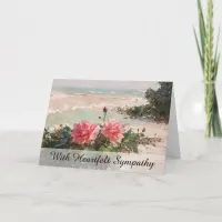 *~* TV2 Beach + Roses  Sympathy Love Light Card