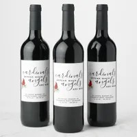 Cardinal Remembrance Celebration of Life Wine Label