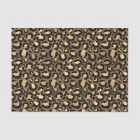 Golden Leopard Pattern Tissue Paper