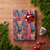 Fire of the Gods Gift Tag Wrapping Paper