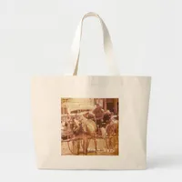 Team Work Large Tote Bag