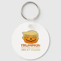 Trumpkin Halloween Funny Classic Keychain