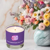  Company Promotional with Business Logo Scented Candle