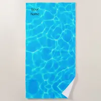 Aqua Water Pattern With Reflection Waves