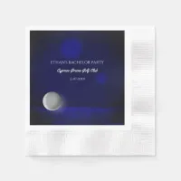 Golf Bachelor Party Golfers Party Navy blue golf Napkins