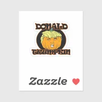Donald  Halloween Costume Trumpkin Sticker