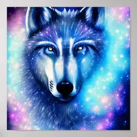 Cosmic Wolf  Poster