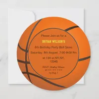 Sports Party Basketball theme Personalized Invites