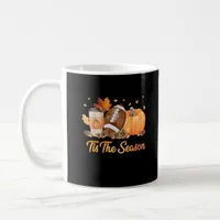 Tis The Season Football Fall Season Football Pumpk Coffee Mug