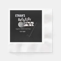 Golf Bachelor Party - Golfers Party Playful Funny Napkins