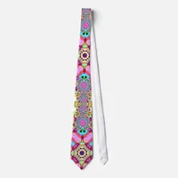 Psychedelic Glow Colourful Fashion Groovy Tie